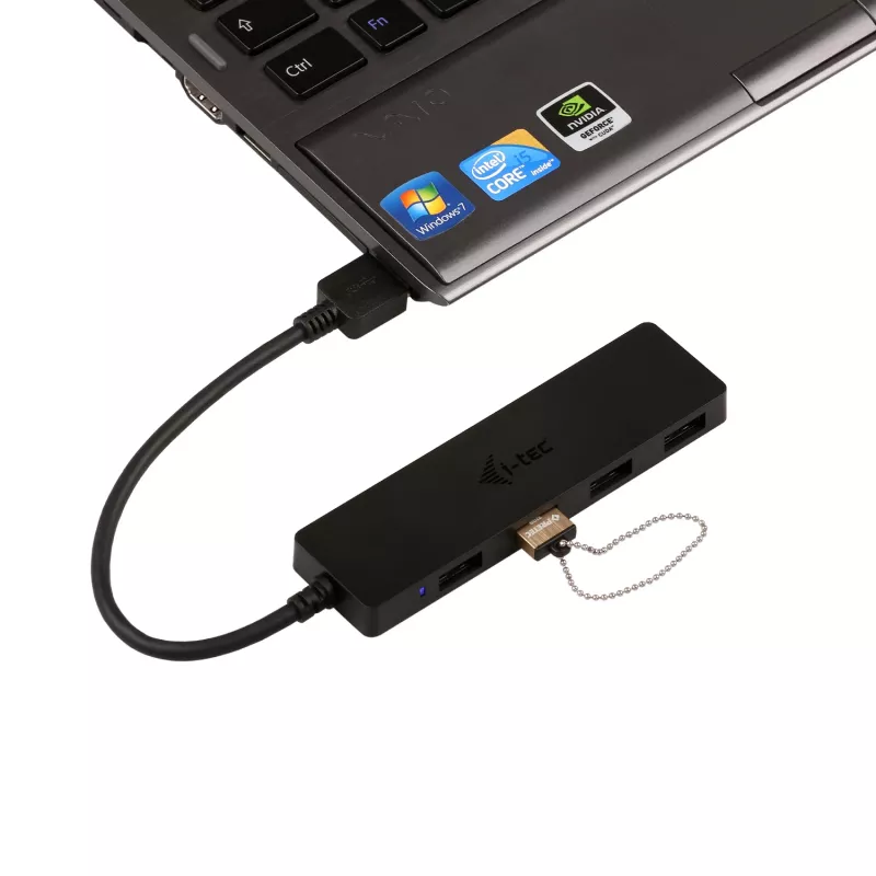 USB šakotuvas i-tec Advance USB 3.0 plonas pasyvus 4 prievadai