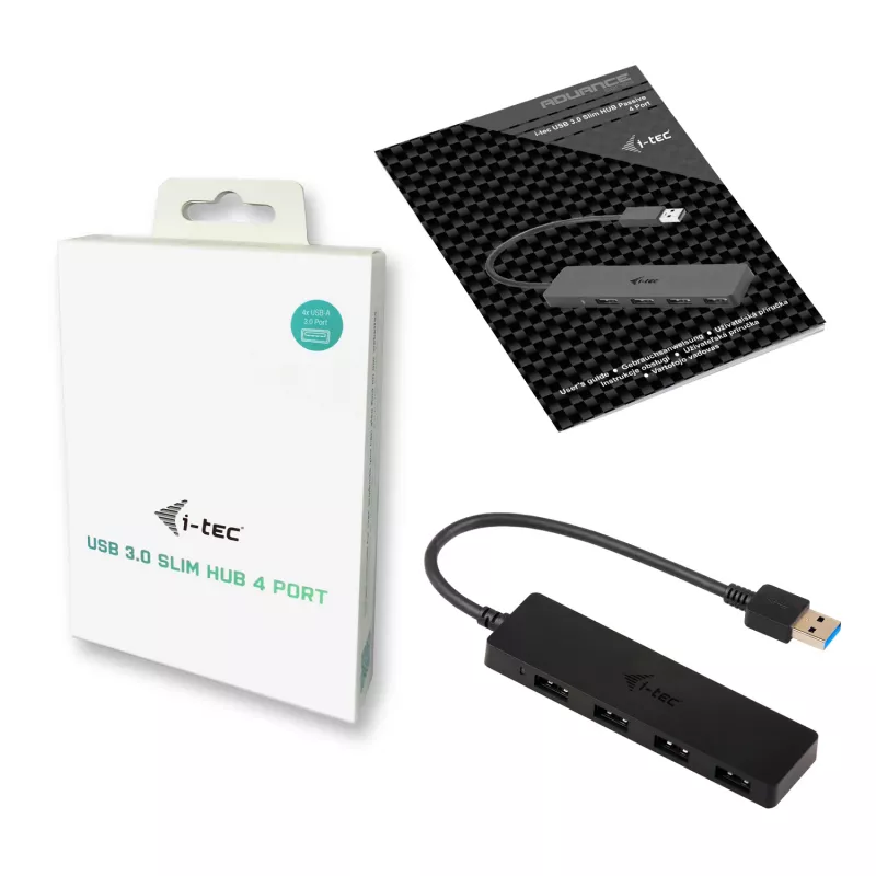 USB šakotuvas i-tec Advance USB 3.0 plonas pasyvus 4 prievadai