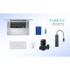 USB šakotuvas i-tec Advance USB 3.0 plonas pasyvus 4 prievadai