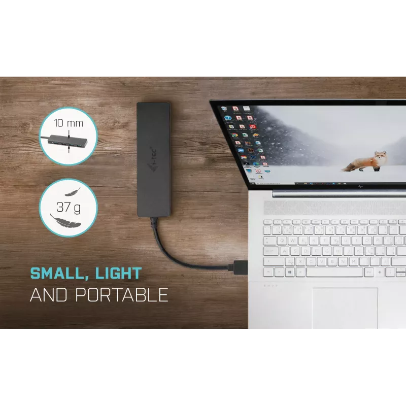 USB šakotuvas i-tec Advance USB 3.0 plonas pasyvus 4 prievadai