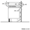 Bosch PXX675DC1E indukcinė kaitlentė, juoda su nerūdijančio plieno rėmu, įmontuojama, 4 zonos