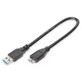 DIGITUS USB 3.0 laidas USB A - Micro USB B (ak-300117-003-s)