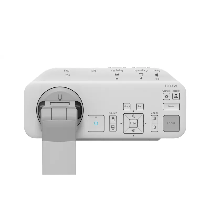 Epson ELPDC21 dokumentų kamera pilka, balta 25,4 / 2,7 mm (1 / 2,7 colio) CMOS USB/HDMI