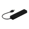 i-tec Advance USB 3.0 plonas 3 prievadų USB HUB su Gigabit Ethernet adapteriu, juodas