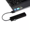 i-tec Advance USB 3.0 plonas 3 prievadų USB HUB su Gigabit Ethernet adapteriu, juodas