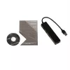 i-tec Advance USB 3.0 plonas 3 prievadų USB HUB su Gigabit Ethernet adapteriu, juodas