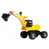 Lena GIGA TRUCKS Ekskavatorius, plastikinis, juodas/geltonas, 70 cm