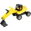 Lena GIGA TRUCKS Ekskavatorius, plastikinis, juodas/geltonas, 70 cm