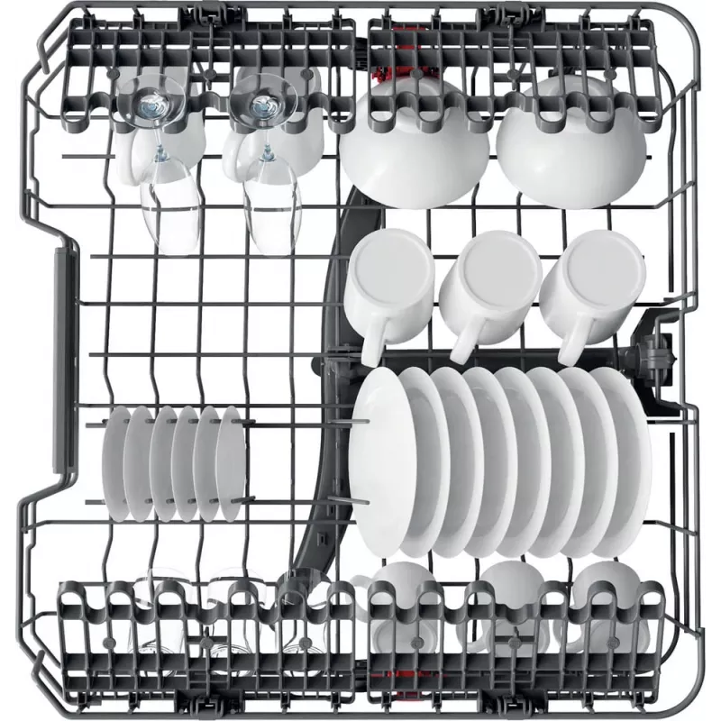 Whirlpool WBC3C26B Pusiau įmontuojama indaplovė 14 komplektų
