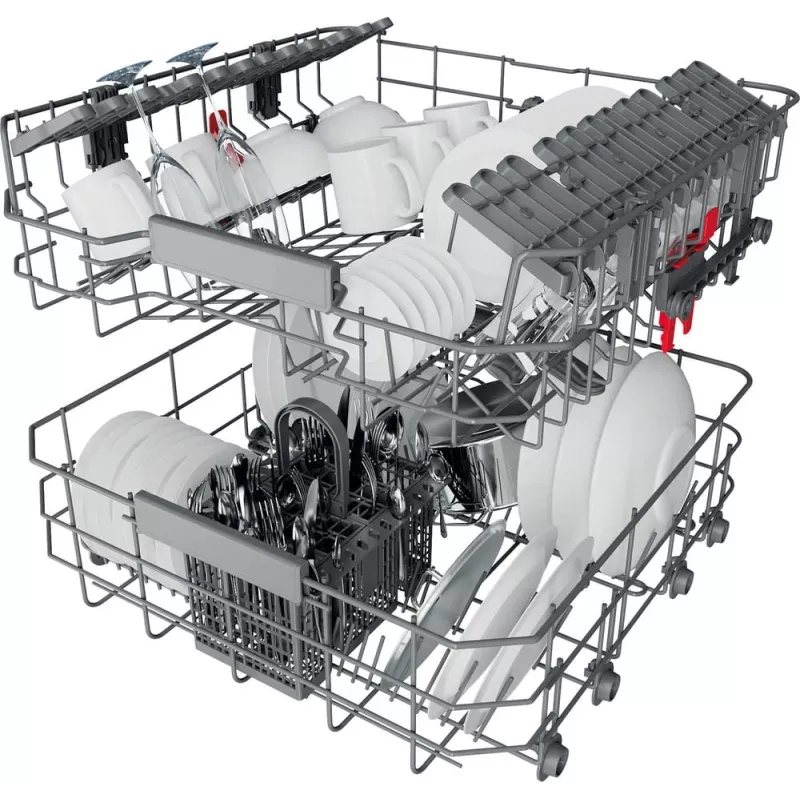 Whirlpool WBC3C26B Pusiau įmontuojama indaplovė 14 komplektų