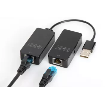 DIGITUS USB 2.0 prailgintuvas per Cat5/5e/6 kabelį iki 50 m