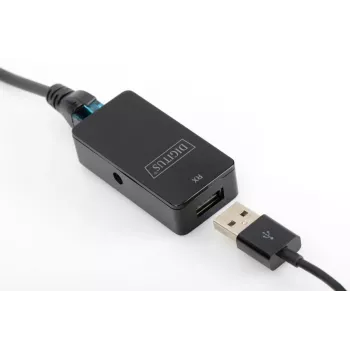 DIGITUS USB 2.0 prailgintuvas per Cat5/5e/6 kabelį iki 50 m
