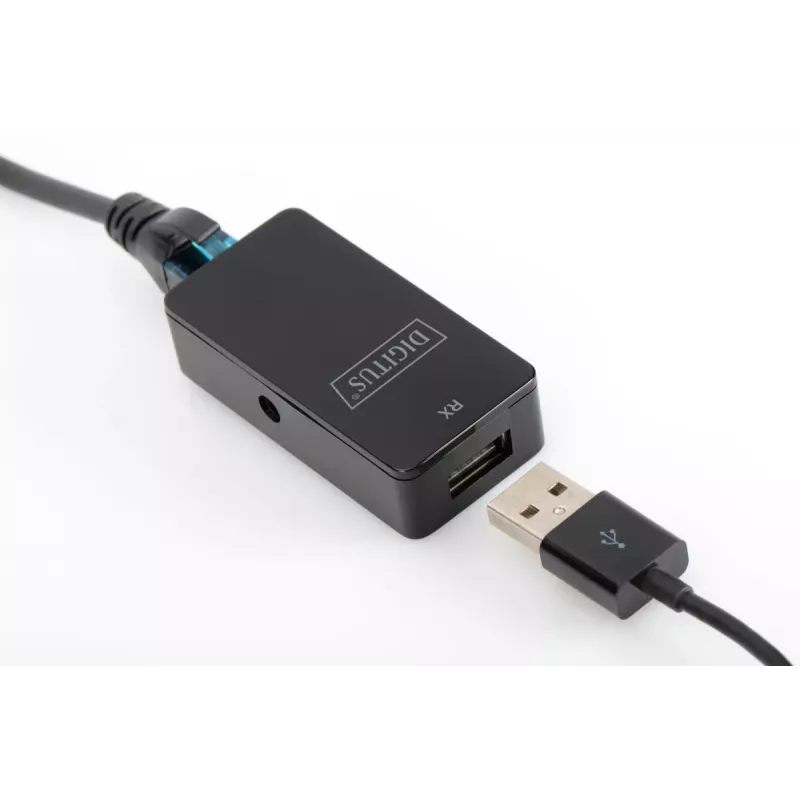 DIGITUS USB 2.0 prailgintuvas per Cat5/5e/6 kabelį iki 50 m