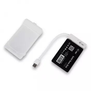 Išorinis dėklas HDD/SSD i-tec MySafe USB 3.0 Easy 2,5 colio – Baltas