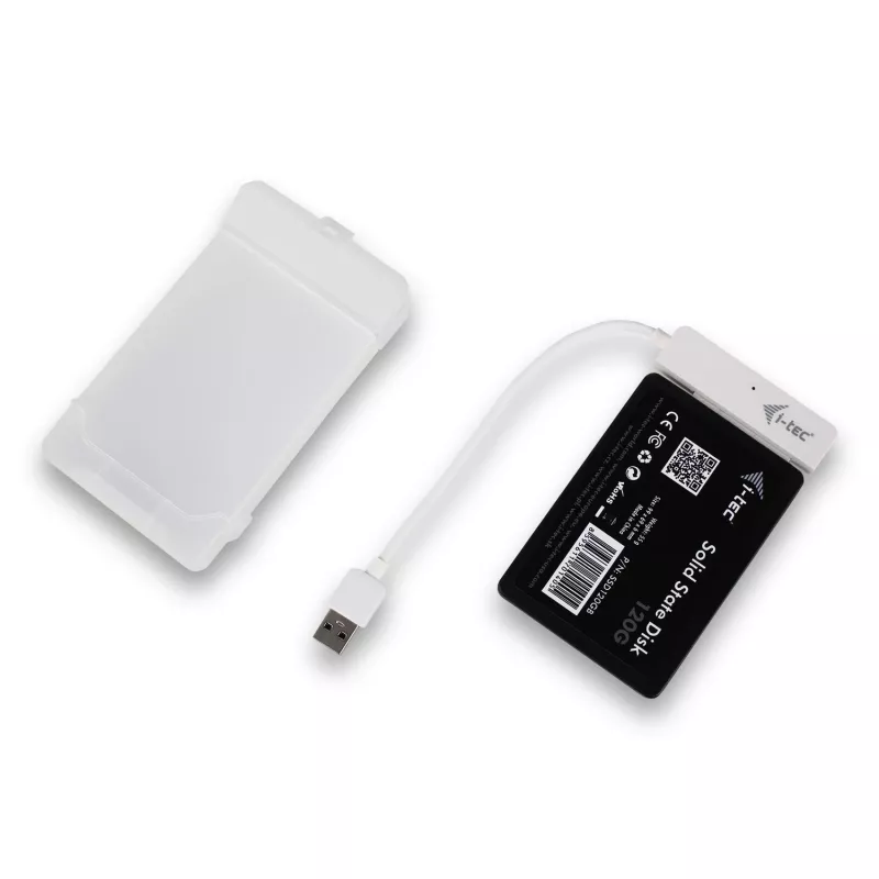 Išorinis dėklas HDD/SSD i-tec MySafe USB 3.0 Easy 2,5 colio – Baltas