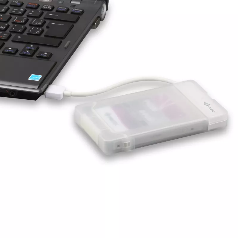 Išorinis dėklas HDD/SSD i-tec MySafe USB 3.0 Easy 2,5 colio – Baltas