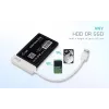 Išorinis dėklas HDD/SSD i-tec MySafe USB 3.0 Easy 2,5 colio – Baltas