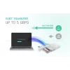 Išorinis dėklas HDD/SSD i-tec MySafe USB 3.0 Easy 2,5 colio – Baltas