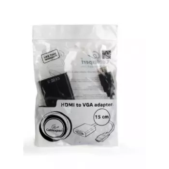 Gembird HDMI į VGA adapterio laidas, vienas prievadas, juodas