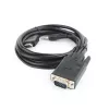 GEMBIRD HDMI į VGA ir garso adapterio laidas, vienas prievadas, 1,8 m – juodas
