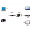 GEMBIRD HDMI į VGA ir garso adapterio laidas, vienas prievadas, 1,8 m – juodas