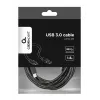 USB laidas Gembird CCP-USB3-AMCM-6 USB 3.2 Gen 1 (USB-C į USB-A) 1,8 m juodas