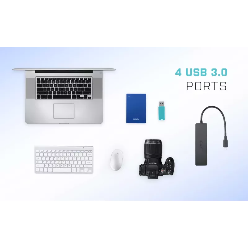 i-tec Advance USB-C Slim Passive HUB 4 Port
