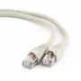 Tinklo laidas Gembird Cat6 U/UTP PP6U-0.5M, 0,5 m, RJ-45 vyriškas į RJ-45 vyrišką, baltas, AWG24