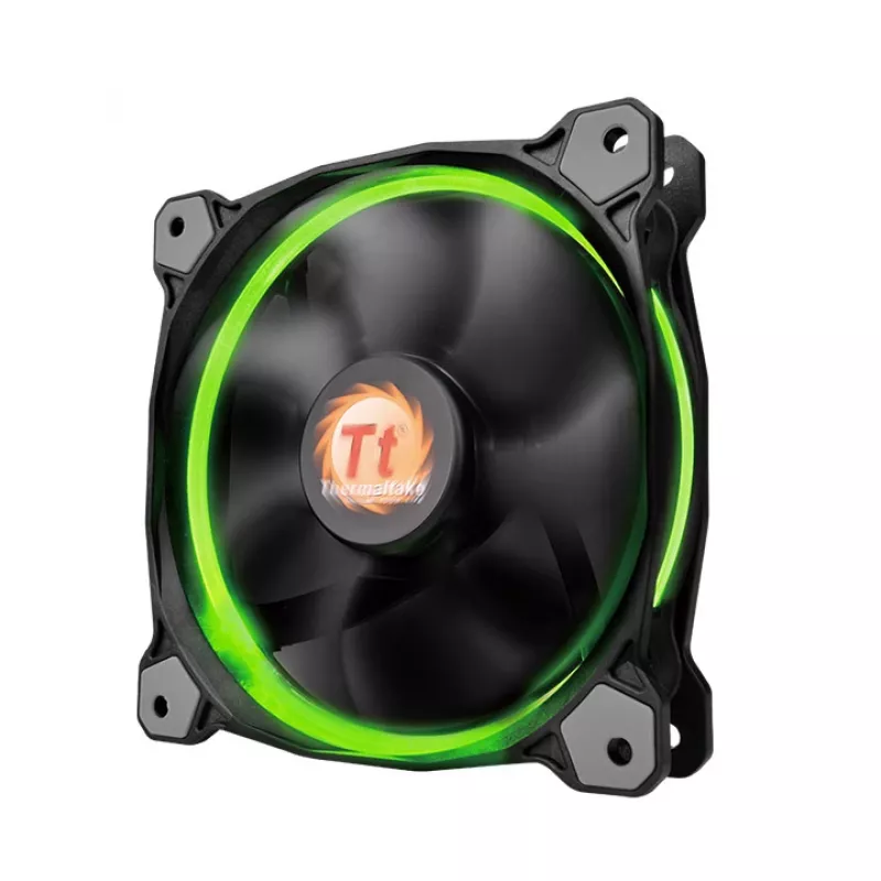 THERMALTAKE Riing 12 LED RGB 256 spalvų aukšto statinio slėgio radiatoriaus ventiliatorius (3 vnt. rinkinys)