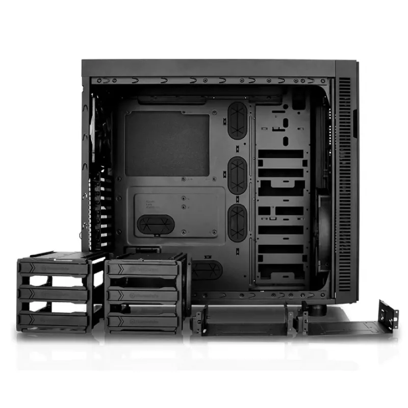 THERMALTAKE Riing 12 LED RGB 256 spalvų aukšto statinio slėgio radiatoriaus ventiliatorius (3 vnt. rinkinys)