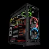 THERMALTAKE Riing 12 LED RGB 256 spalvų aukšto statinio slėgio radiatoriaus ventiliatorius (3 vnt. rinkinys)