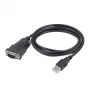 GEMBIRD USB į DB9M RS232 PL2303TA keitiklis juodas – 1,5 m