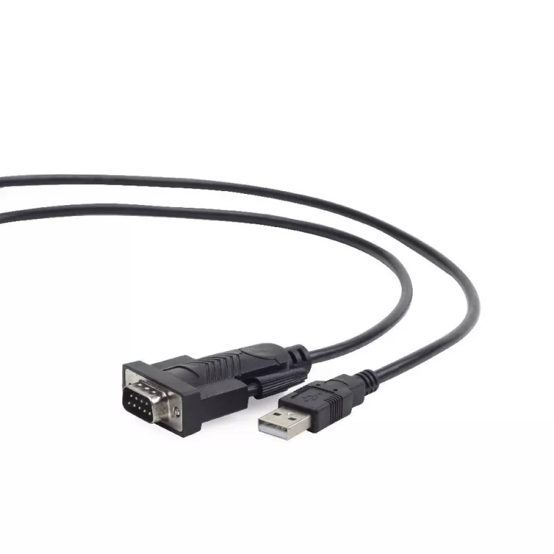 GEMBIRD USB į DB9M RS232 PL2303TA keitiklis juodas – 1,5 m