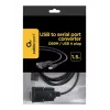 GEMBIRD USB į DB9M RS232 PL2303TA keitiklis juodas – 1,5 m