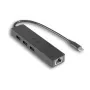 i-tec Advance USB-C Slim Passive HUB 3 prievadai + Gigabit Ethernet adapteris