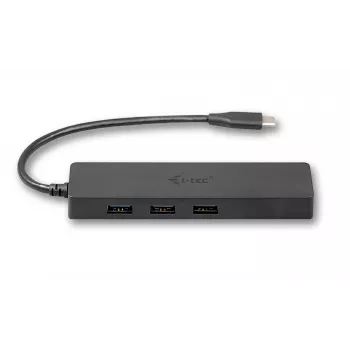 i-tec Advance USB-C Slim Passive HUB 3 prievadai + Gigabit Ethernet adapteris