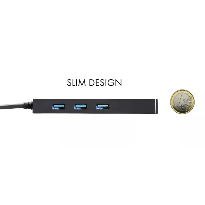 i-tec Advance USB-C Slim Passive HUB 3 prievadai + Gigabit Ethernet adapteris