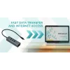 i-tec Metal USB-C HUB 3 prievadų + Gigabit Ethernet adapteris