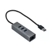 i-tec Metal USB 3.0 HUB 3 prievadai + Gigabit Ethernet adapteris