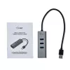 i-tec Metal USB 3.0 HUB 3 prievadai + Gigabit Ethernet adapteris