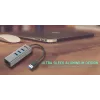 i-tec Metal USB 3.0 HUB 3 prievadai + Gigabit Ethernet adapteris