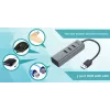 i-tec Metal USB 3.0 HUB 3 prievadai + Gigabit Ethernet adapteris