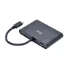 USB-C į HDMI kelioninis adapteris ITEC i-tec USB C HDMI Travel Adapter PD/Data — juodas