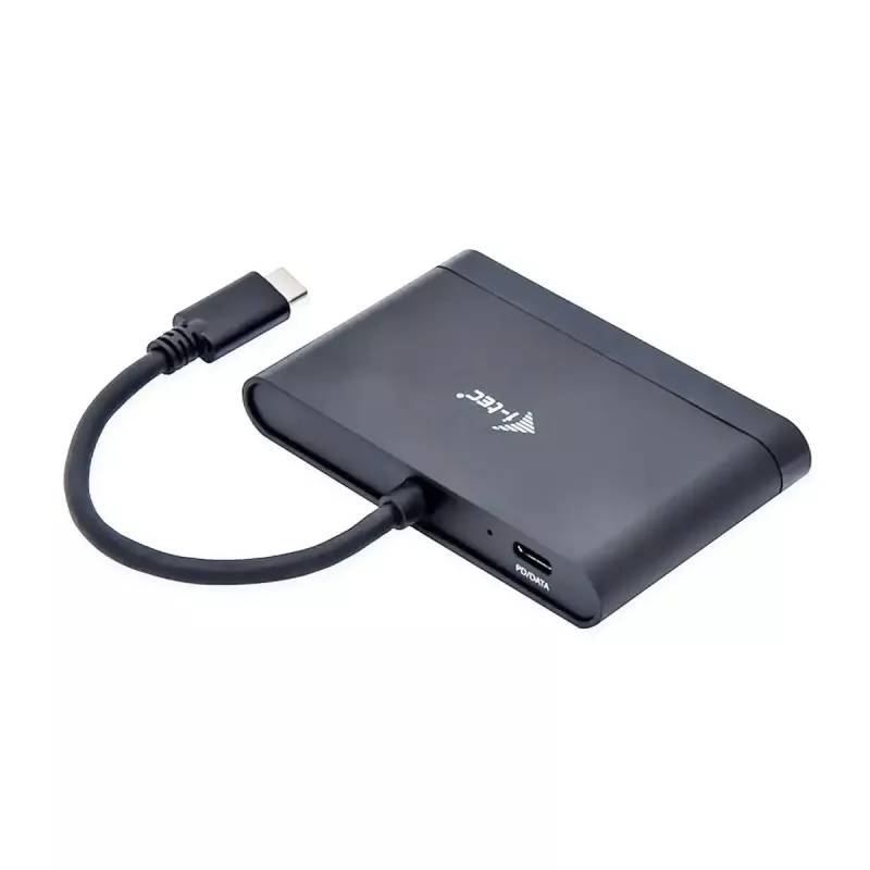 USB-C į HDMI kelioninis adapteris ITEC i-tec USB C HDMI Travel Adapter PD/Data — juodas