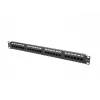Lanberg PPU5-1024-B komutacijos skydelis, 24 prievadų, 1U, 19 col., Cat5e UTP, metalinis, juodas