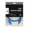 Tinklo laidas Gembird PP6U-2M RJ-45 Cat6 2m Mėlynas