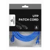 Gembird PP6U-5M/B – CAT6 UTP patch kabelis 5 m mėlynas