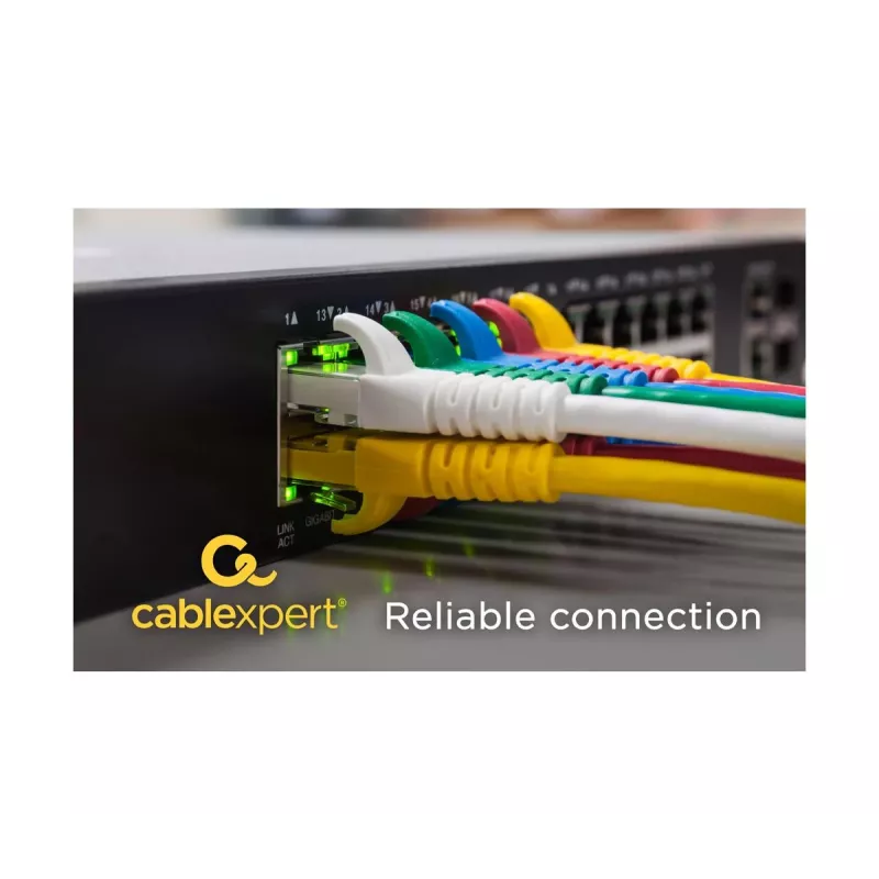 Gembird PP6U-5M/G 5 m CAT6 UTP Ethernet pataisos laidas – žalias