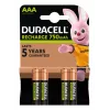Duracell AAA (4 vnt.) Įkraunamos baterijos Nikelio-Metalo Hidrido (NiMH)
