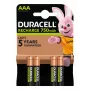 Duracell AAA (4 vnt.) Įkraunamos baterijos Nikelio-Metalo Hidrido (NiMH)